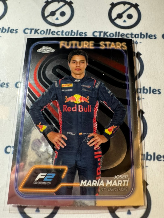2024 Topps Chrome F1 Future Stars Josep Maria Marti #42 F2