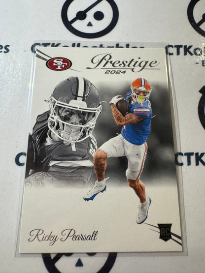 2024 NFL Prestige Rookie Card #347 Ricky Pearsall San Francisco 49ers