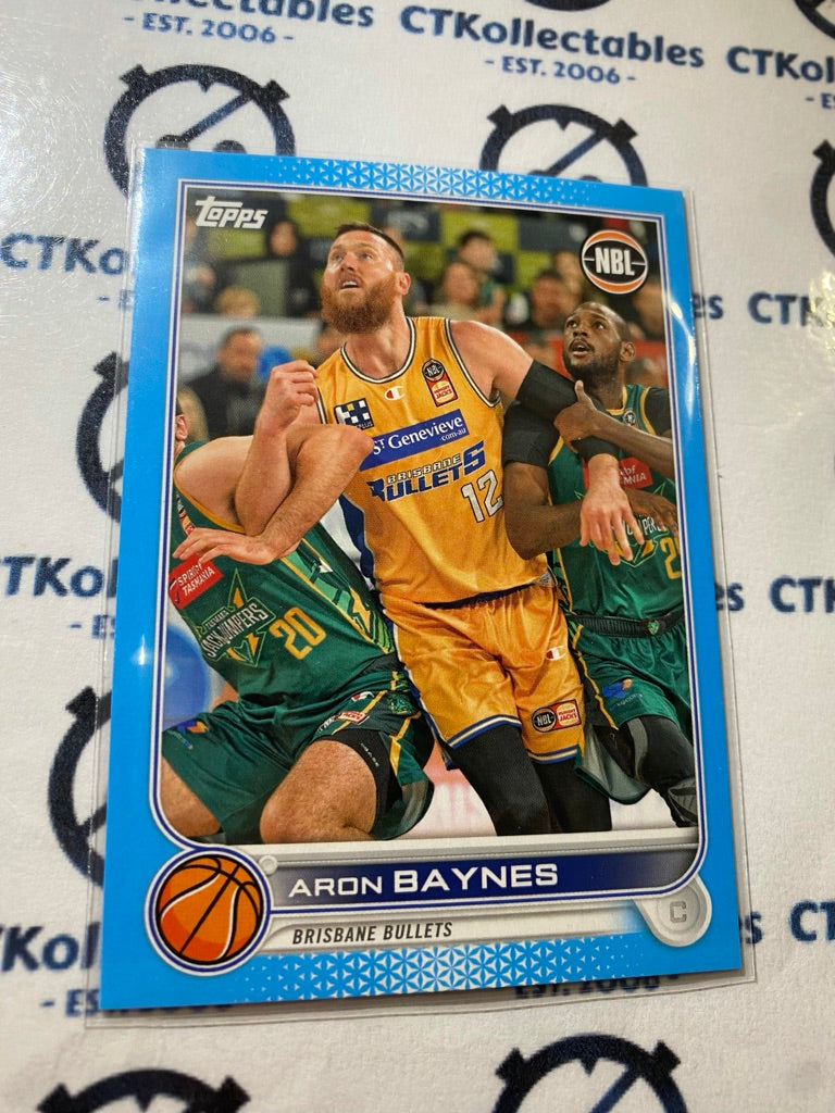 2022-23 Topps NBL Basketball Blue - Aron Baynes #11 Bullets