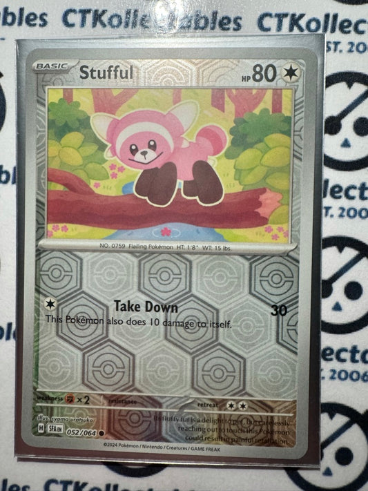 Stufful Reverse Holo #052/064 2024 Shrouded Fable Pokemon TCG