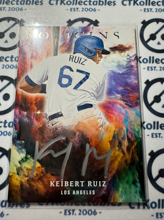 2021 Chronicles MLB Chronicles Origins Keibert Ruiz Auto OS-KR Dodgers