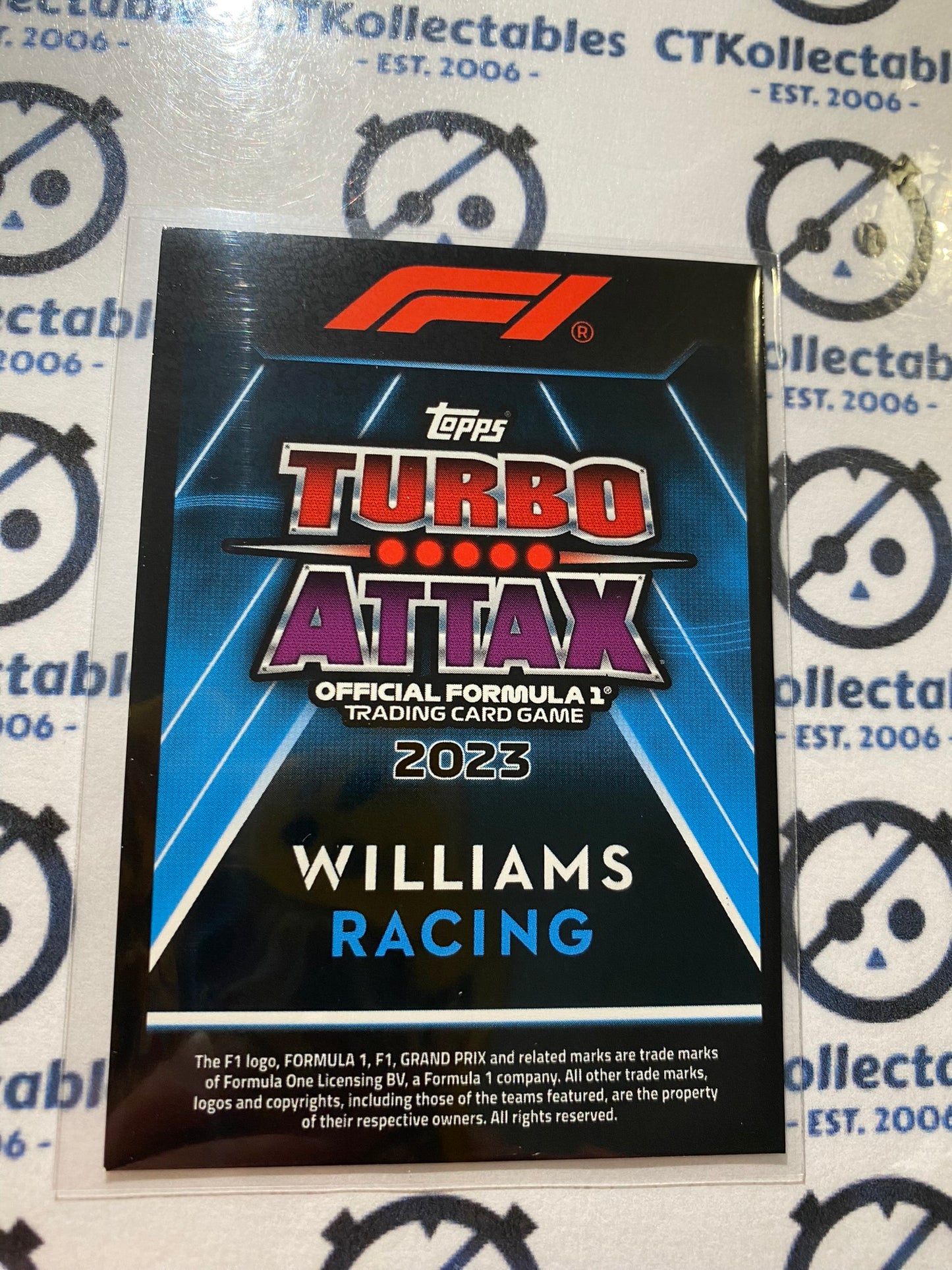 2023 Topps Turbo Attax F1 -Foil Logan Sargent Superstar #291