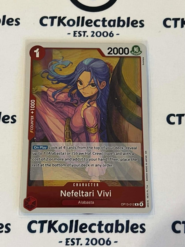One Piece - Carrying on his will FOIL OP13-012 – Nefeltari Vivi– Rare