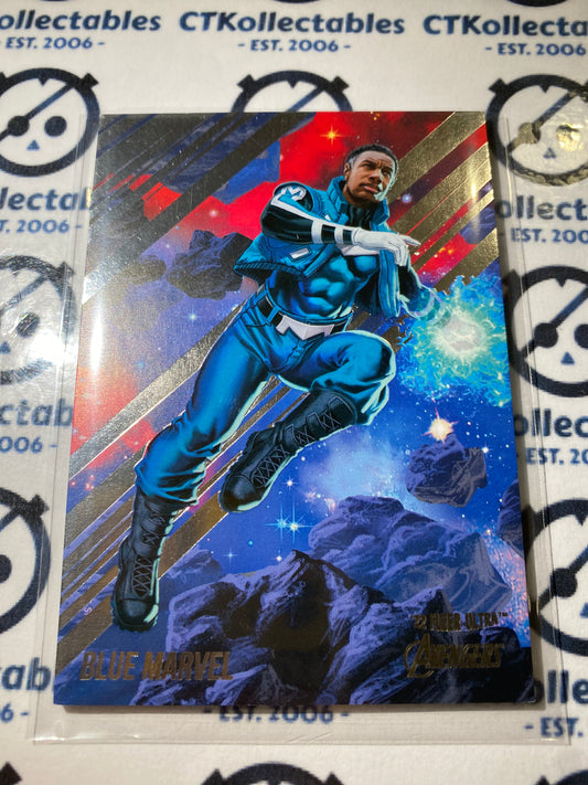 2022 Fleer Ultra Avengers Base Blue Marvel #15 Marvel