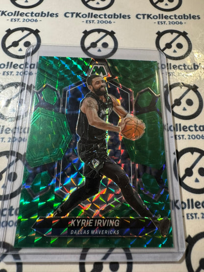 2023-24 NBA Panini Mosaic Kyrie Irving Green Prizm #115 Dallas