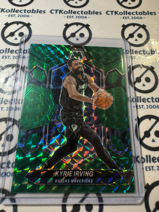 2023-24 NBA Panini Mosaic Kyrie Irving Green Prizm #115 Dallas