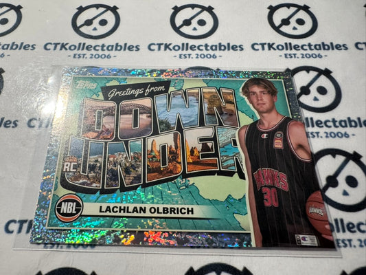 2023-24 Topps NBL Lachlan Olbrich Down Under Rookie OPAL #DU-11 Bulls