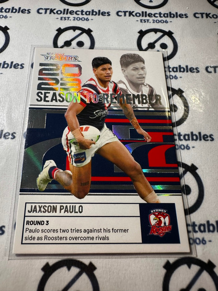 2024 TLA NRL Traders Season To Remember - Jaxson Paulo SR43/51 Knights