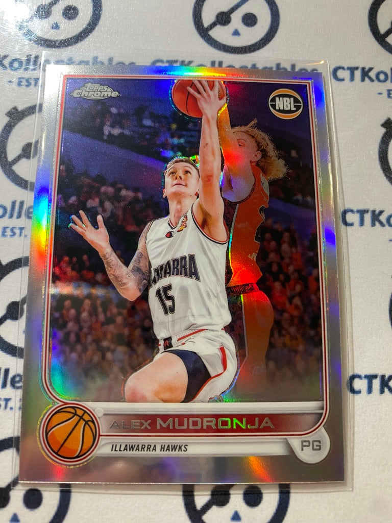 2022-23 Topps NBL Chrome Alex Mudronja REFRACTOR #38 Hawks