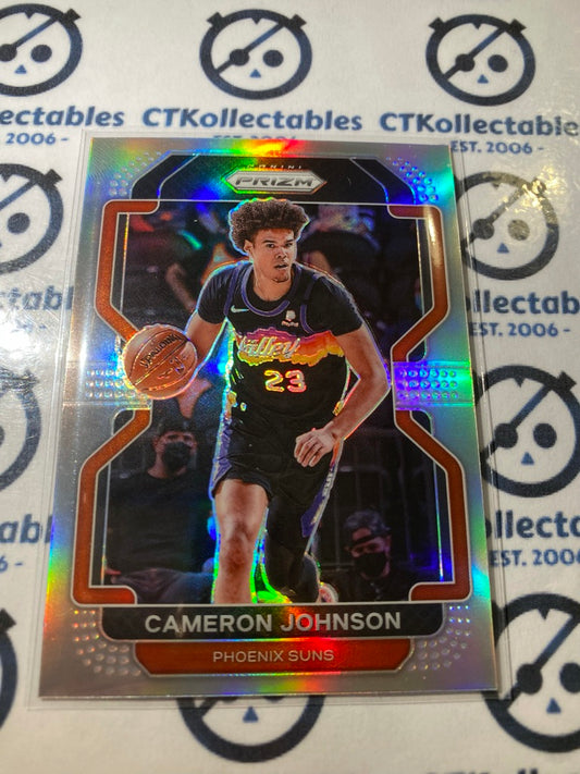 2021-22 Panini NBA Prizm Cameron Johnson Silver Prizm #186 Suns