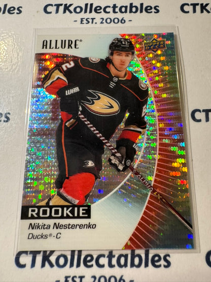 2023-24 NHL Upper Deck Allure Nikita Nesterenko Red Rainbow Rookie #113 Ducks