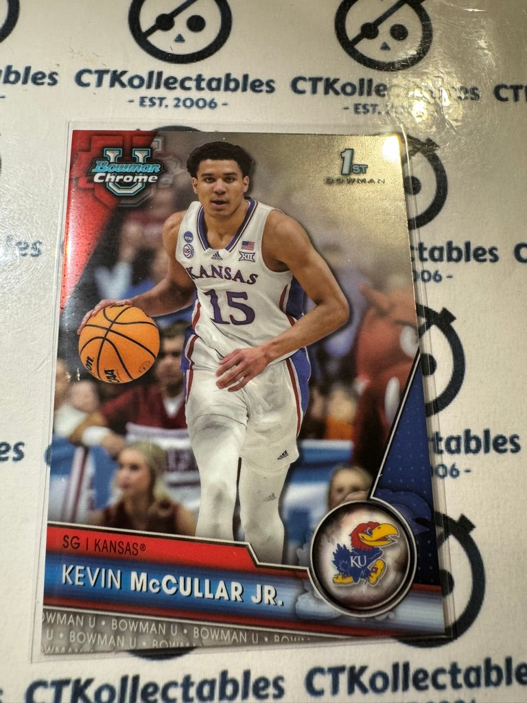 2023/24 Bowman Chrome University Kevin McCullar Jr. #60 1st Bowman