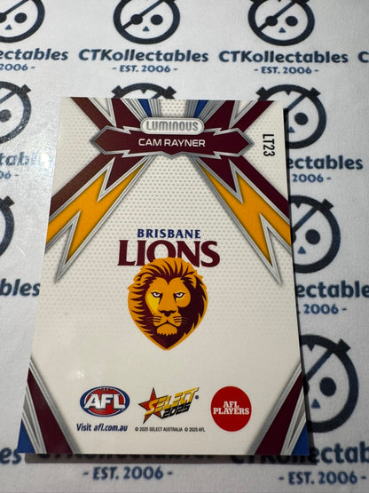 2025 AFL Footy Stars Thunderbolt LT23 Cam Rayner Lions