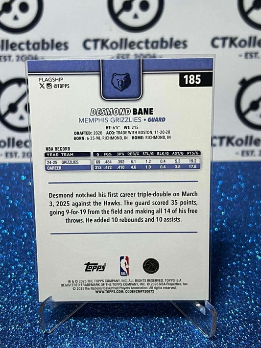 2025-26 Topps Flagship Season Tip Off #185 Desmond Bane Memphis Grizzlies