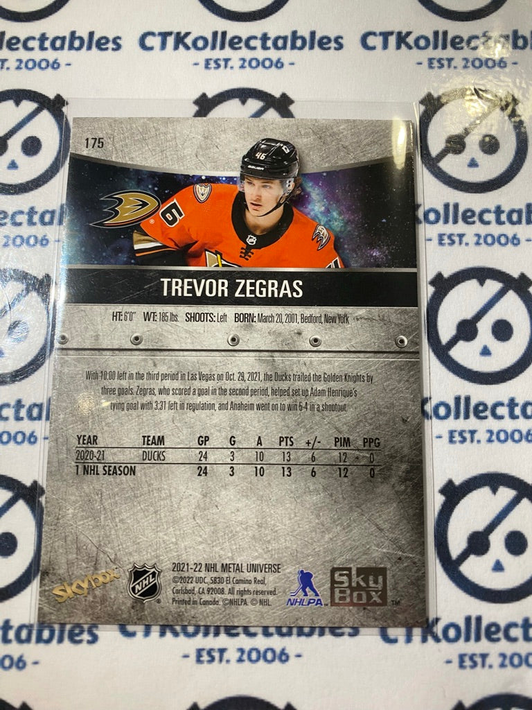 2021/22 Skybox NHL Metal Universe Trevor Zegras RC #175 Ducks