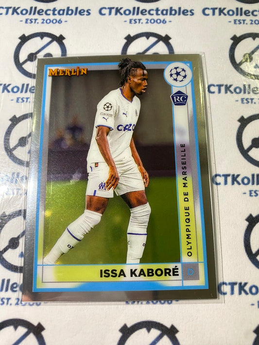 2022/23 Topps Merlin UEFA Issa Kabore Rookie Card RC #75 Olympique