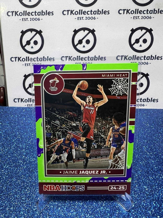2024-25 Panini NBA HAUNTED HOOPS Slime Parallels #97 Jaime Jaquez Jr. Miami