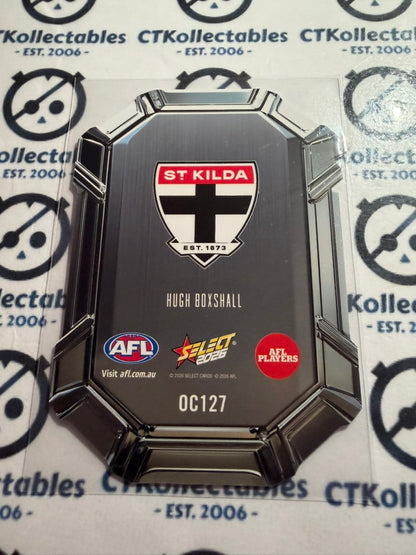 2026 Select AFL Footy Stars Octane Die-Cut Hugh Boxshall OC127 Saints