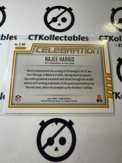2022 NFL Panini Score Celebration #C-NH Najee Harris Steelers