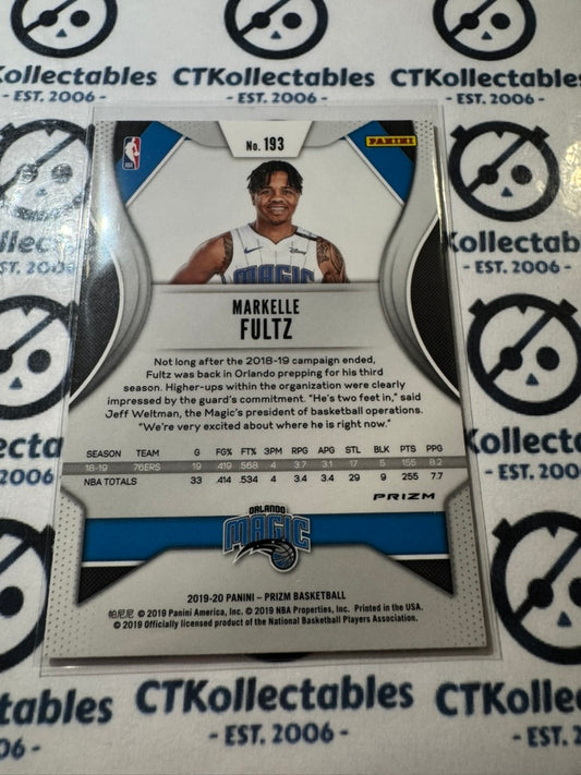 2019-20 NBA Panini Prizm Markelle Fultz Silver Prizm #193 Magic