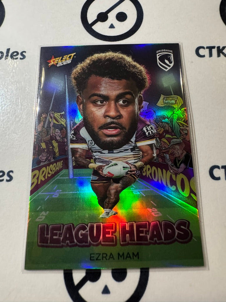 2026 Select NRL League Heroes League Heads #LH4 Ezra Mam Broncos