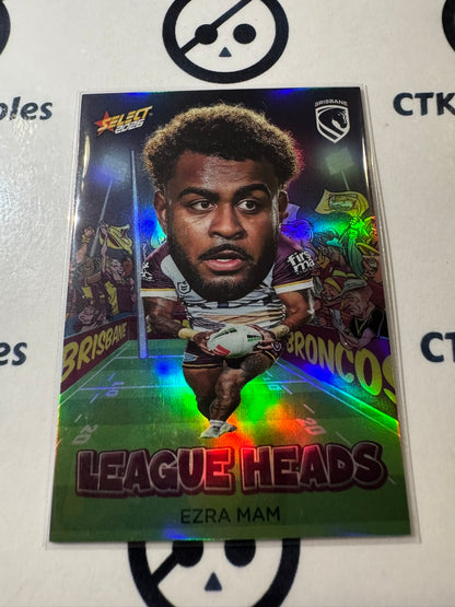2026 Select NRL League Heroes League Heads #LH4 Ezra Mam Broncos