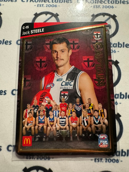 2024 AFL Teamcoach Maccas Captain GOLD - Jack Steele C-18 Saints