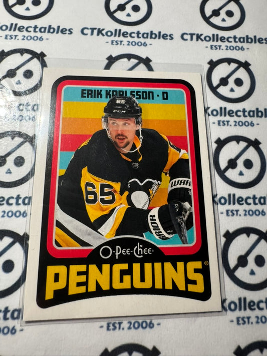 2024-25 O-Pee-Chee Hockey RETRO #484 Erik Karlsson Pittsburgh Penguins