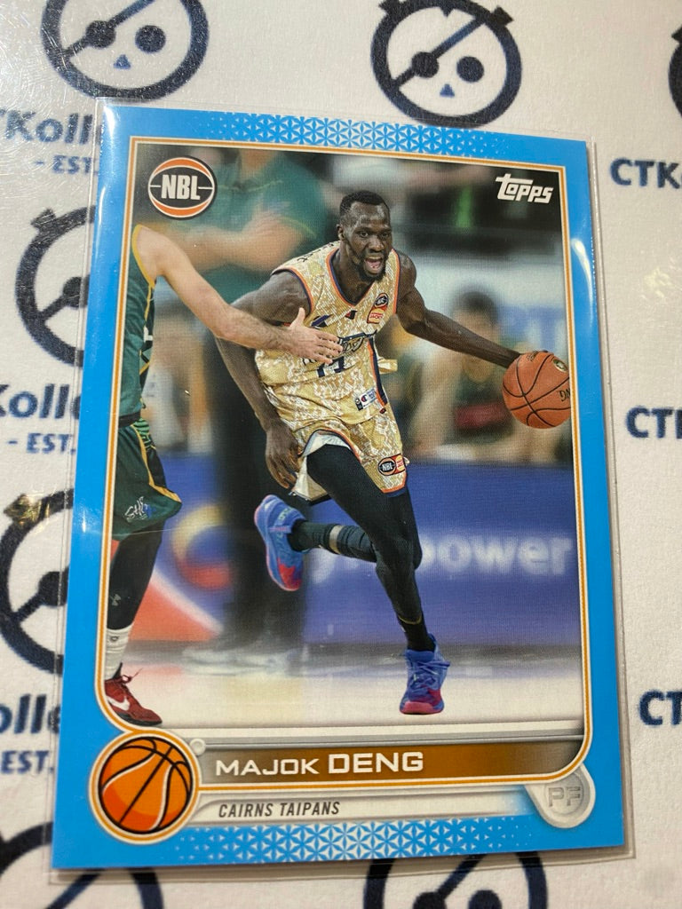 2022-23 Topps NBL Basketball Blue - Majok Deng #23 Taipans