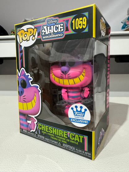 Funko Pop! Vinyl-Cheshire Cat Black Light Pop 1059- Alice in Wonderland -Vaulted