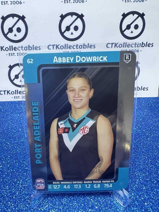 2025 AFLW Teamcoach Silver #62 Abbey Dowrick Power