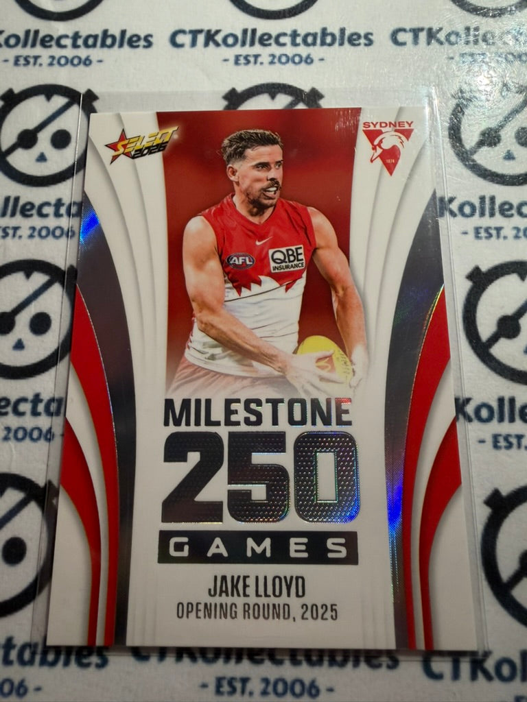 2026 Select AFL Footy Stars Milestone MG89 Jake Lloyd Swans