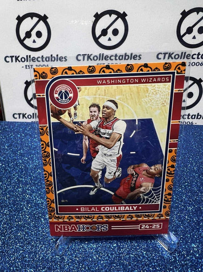 2024-25 Panini NBA HAUNTED HOOPS Orange Pumpkin #164 Bilal Coulibaly Washington