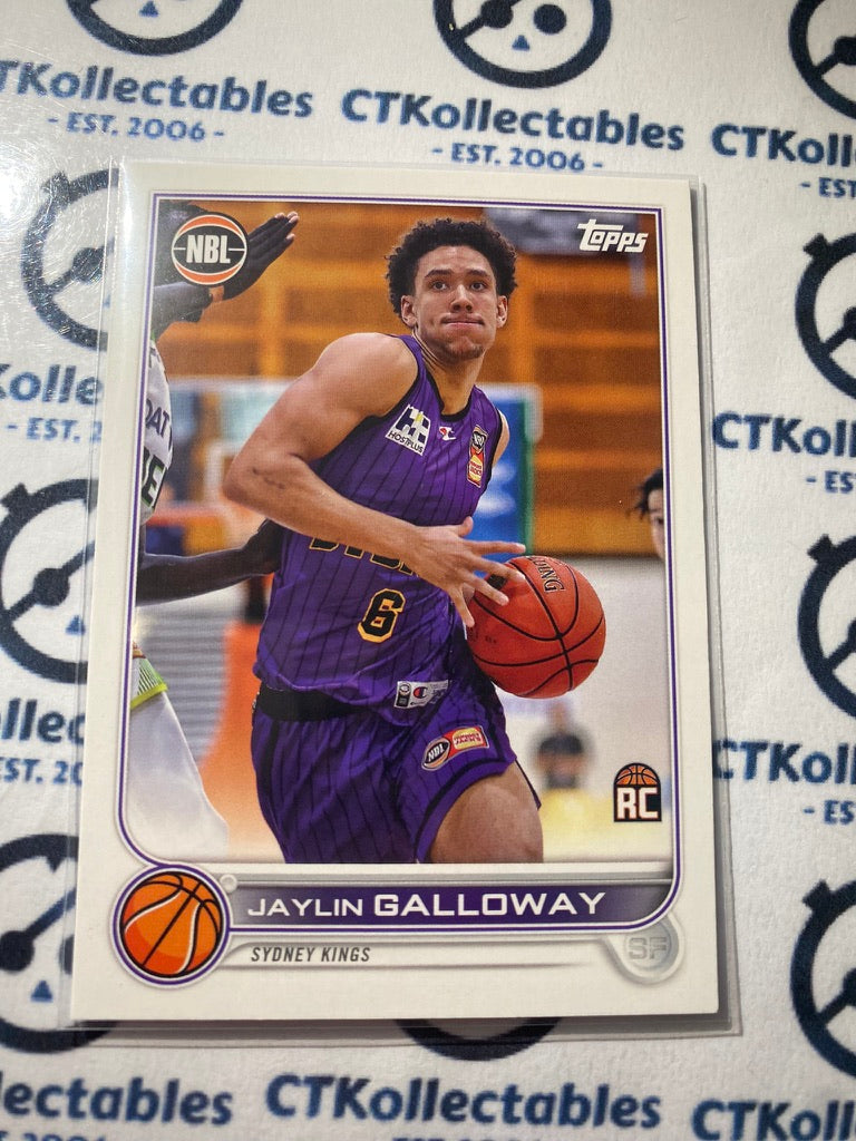 2022-23 Topps NBL Rookie Card - Jaylin Galloway #87 RC