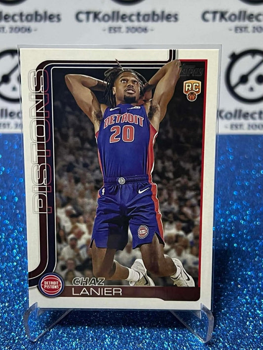 2025-26 Topps Flagship Rookie card #238 Chaz Lanier Detroit Pistons RC