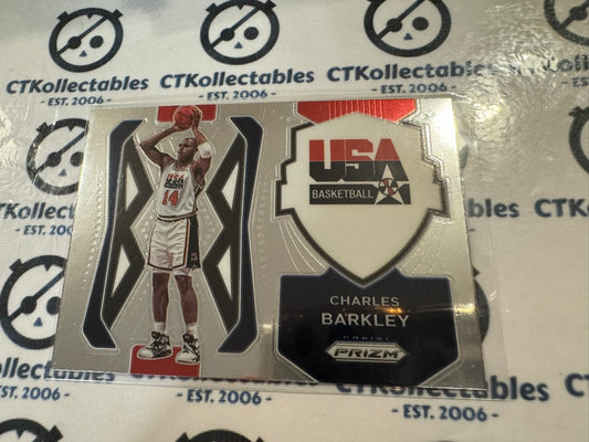 2021-22 NBA Panini Prizm Charles Barkley Team USA #9