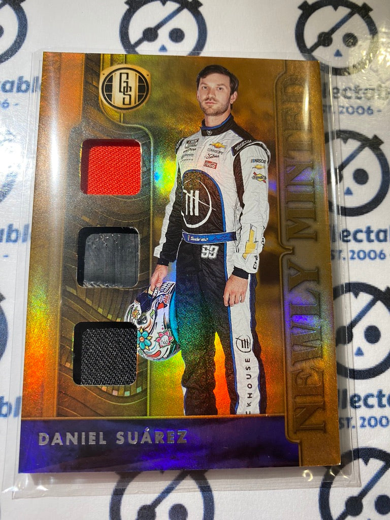 2022 Panini NASCAR Chronicles Gold Standard Daniel Suarez Newly Minted #GSNM-DS