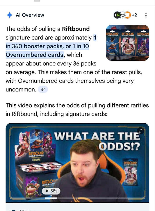 2025 RIFTBOUND LEAGUE OF LEGENDS DAUGHTER OF THE VOID # 299*/298 FOIL SIGNATURE  TRADING GAME CARD