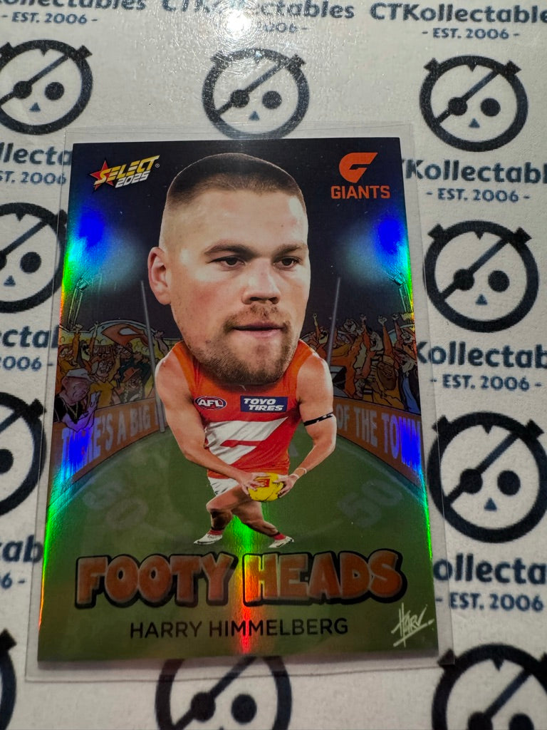2025 AFL Footy Stars Footy Heads Harry Himmelberg FH46 Giants