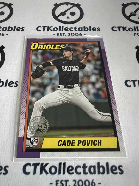 2025 Topps Series 1 Baseball Cade Povich Rookie RC T90-69 35th Anniversary