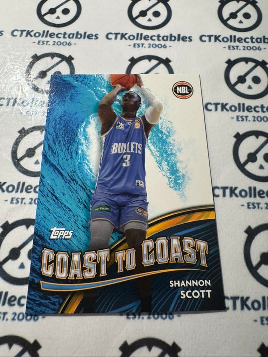 2023-24 Topps NBL Shannon Scott Coast to coast #CC-8 Bullets