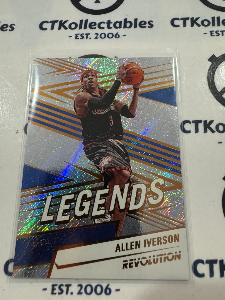 2024-25 Panini NBA Revolution Allen Iverson LEGENDS Base #163 76ers