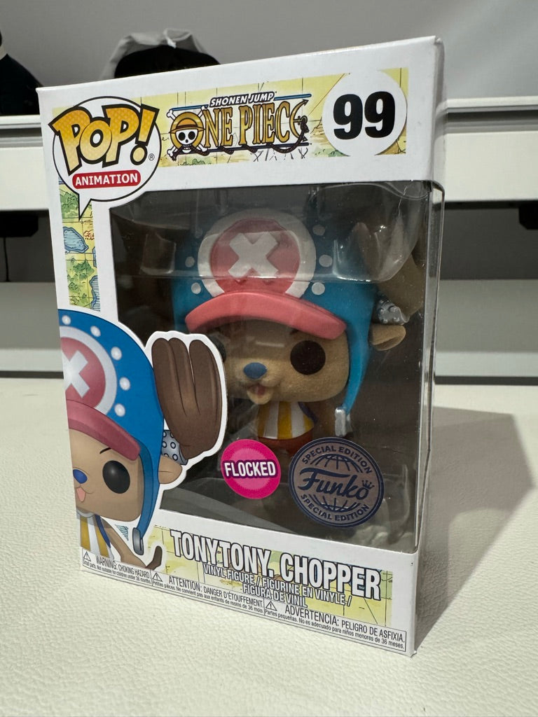 Funko Pop!- Animation - Tony Tony Chopper (Flocked) - One Piece - #99 Exclusive