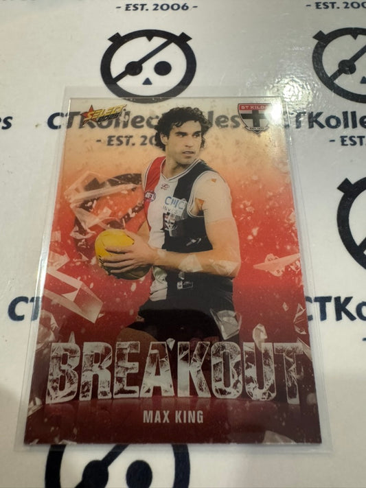 2025 AFL Footy Stars Breakout Max King #B71 Saints