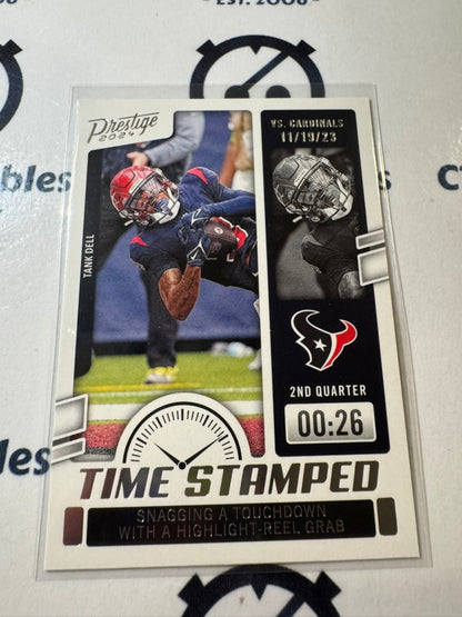 2024 NFL Prestige Time Stamped #TS-TDL Tank Dell Texans