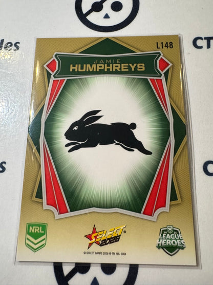 2026 Select NRL League Heroes Luminous Base #L148 Jamie Humphreys Rabbitohs