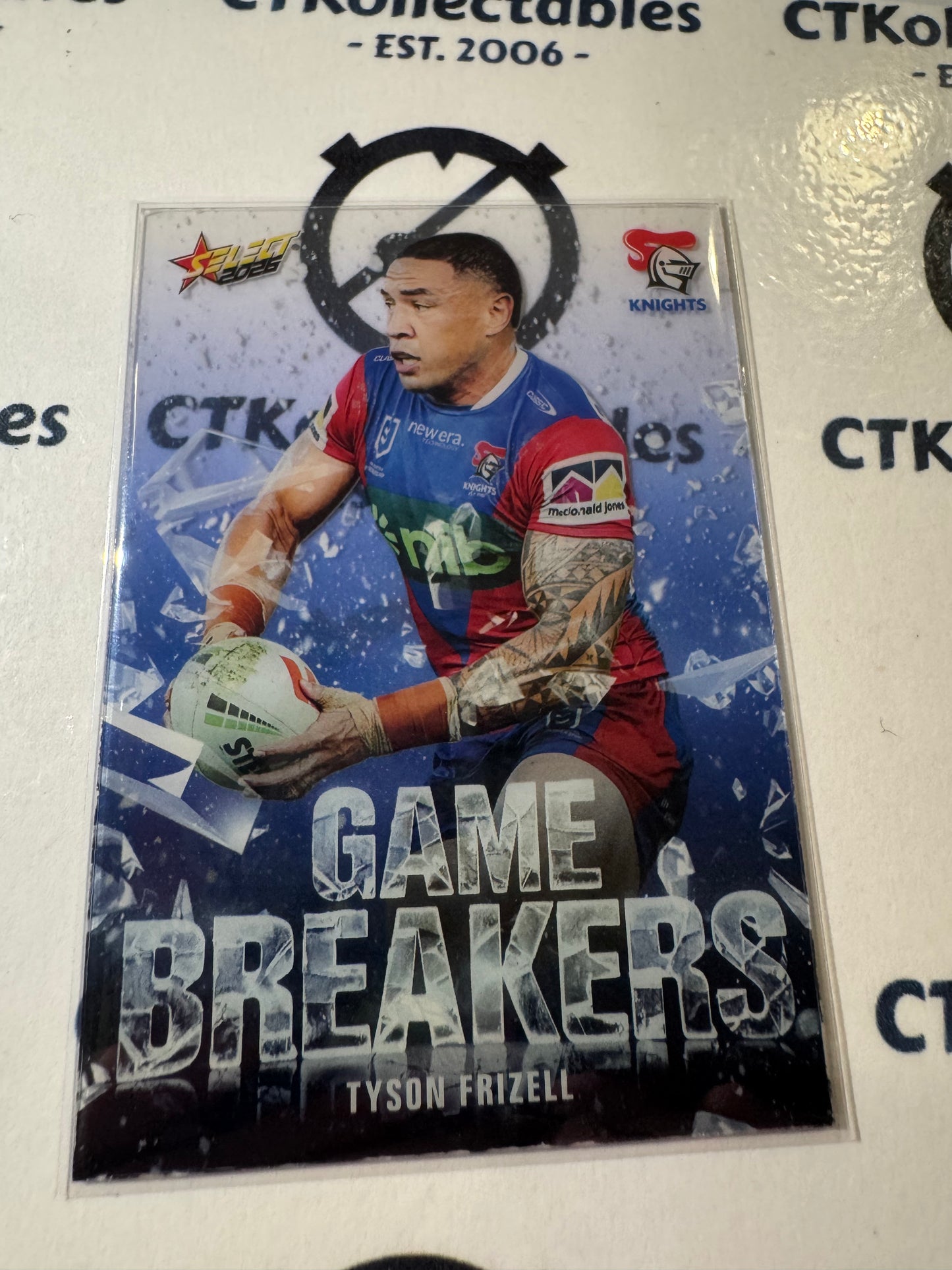 2026 Select NRL League Heroes Game Breakers #GB67 Tyson Frizell Knights