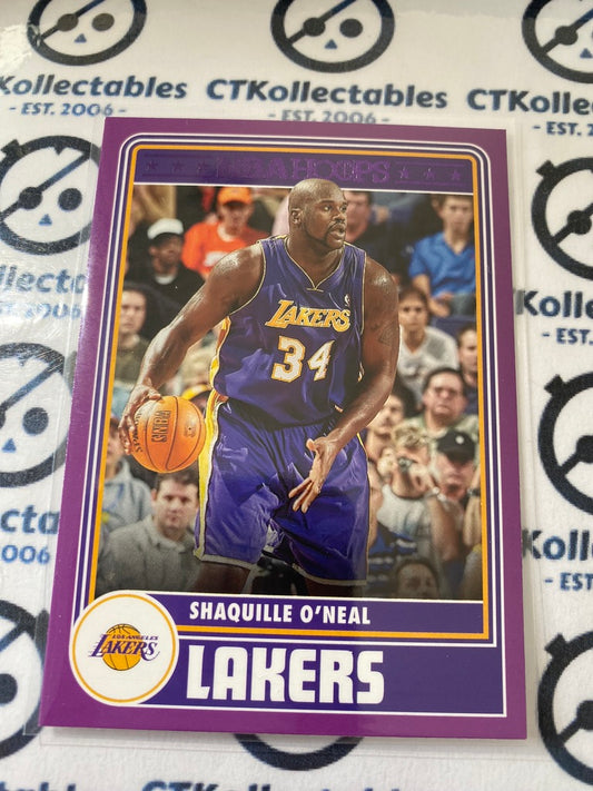 2023-24 Panini NBA HOOPS TRIBUTE Shaquille O'neal Purple Parallel #289 Lakers
