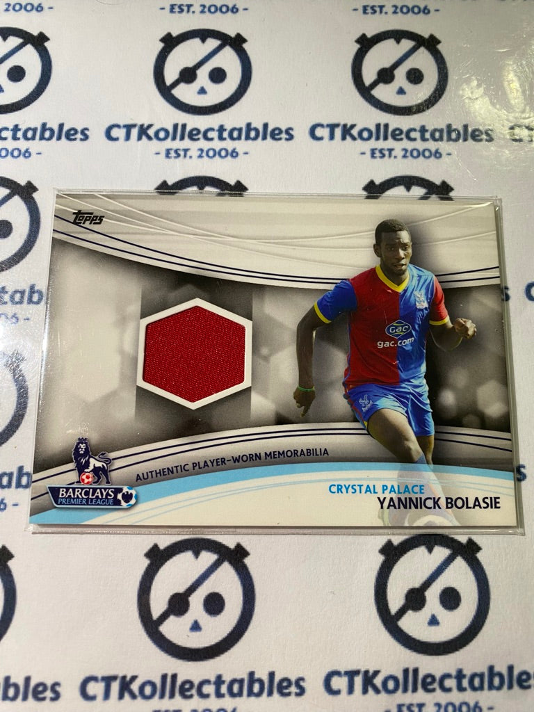 2013 Topps Premier Gold Yannick Bolasie Game used Jersey #JR-YB