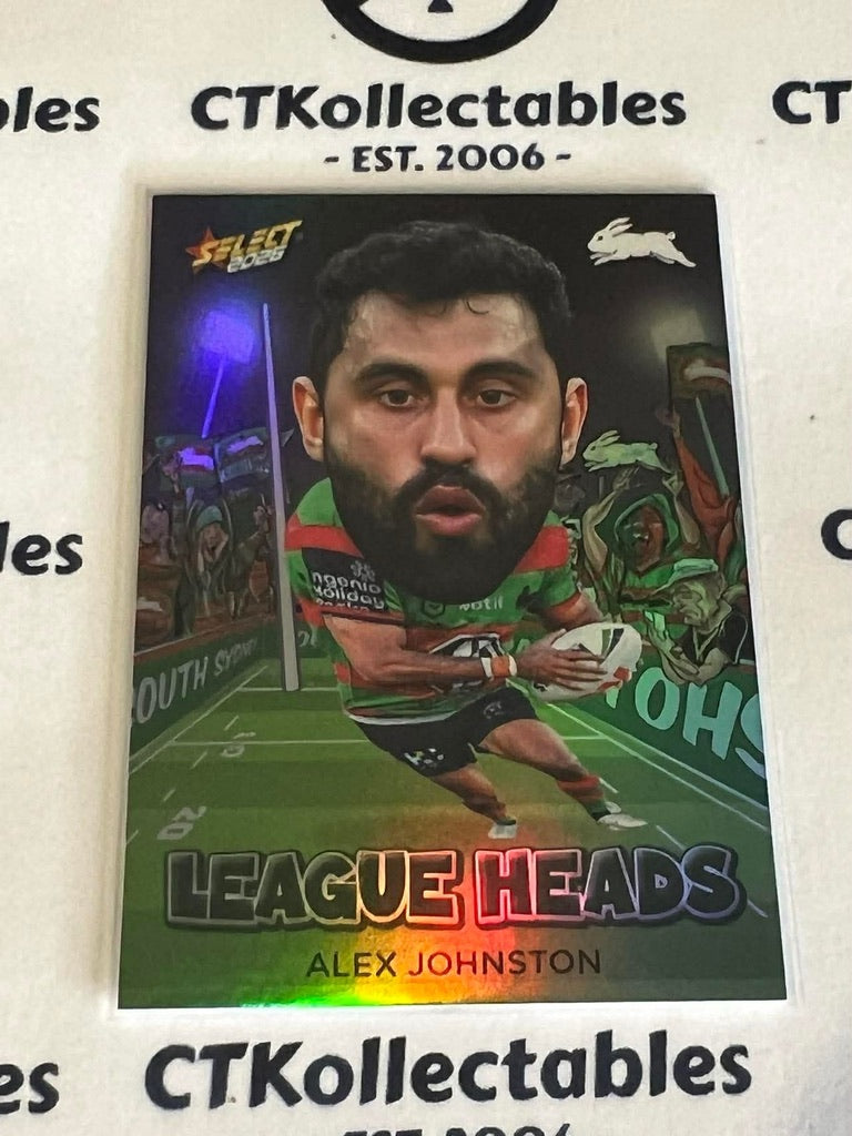 2026 Select NRL League Heroes League Heads #LH99 Alex Johnston Rabbitohs